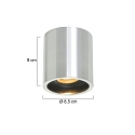 Downlight PLITE SPOT cylindrique, rigide, version pour montage en surface GU10 IP20