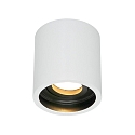 Steinhauer Downlight PLITE SPOT cylindrique, rigide, version pour montage en surface GU10 IP20, blanche gradable