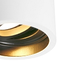 Steinhauer Downlight PLITE SPOT cylindrique, rigide, version pour montage en surface GU10 IP20, blanche gradable