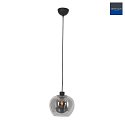 Steinhauer Luci a sospesione LOTUS ? 25cm E27 IP20, Nero dimmerabile