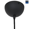 Steinhauer Luci a sospesione LOTUS ? 25cm E27 IP20, Nero dimmerabile