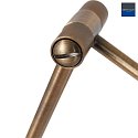 Steinhauer Lampada da terra ZODIAC LED 2-Lampadine IP20, bronzo, Bianco dimmerabile