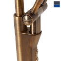 Steinhauer Lampada da terra ZODIAC LED 2-Lampadine IP20, bronzo, Bianco dimmerabile