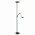 Plafonnier  ZODIAC avec bras articulé, avec spot LED, direct / indirect, avec variateur tactile IP20, noir mat gradable