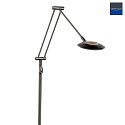 Steinhauer Lampadaire ZODIAC LED à 1 flamme IP20, acier, blanche gradable