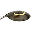 Steinhauer Lampe de table ZODIAC avec bras articul, direct / indirect, avec variateur tactile IP20, acier bross gradable