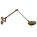 Steinhauer Wall luminaire ZODIAC LED, 1 flame, bronze