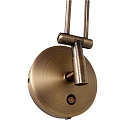 Steinhauer Wall luminaire ZODIAC LED, 1 flame, bronze
