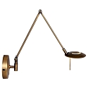 Steinhauer Wall luminaire ZODIAC LED, 1 flame, bronze