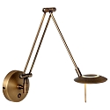 Steinhauer Wall luminaire ZODIAC LED, 1 flame, bronze