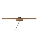 Steinhauer Wall luminaire LITHO LED, 1 flame, 60cm, bronze