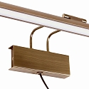 Steinhauer Wall luminaire LITHO LED, 1 flame, 60cm, bronze