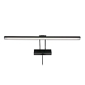 Steinhauer Steinhauer Wall luminaire LITHO LED, 1 flame, 60cm, black