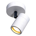 Luce da bagno UPROUND 1-Lampadina, cilindrico, Dim-To-Warm, regolabile GU10 IP44, Bianco opaco dimmerabile
