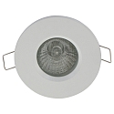 Steinhauer Lumire encastre PLITE SPOT rond, rigide, avec cble ouvert GU10 IP44, blanc mat gradable