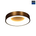 ceiling luminaire RINGLEDE LED round LED IP20, bronze, white dimmable