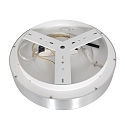 Steinhauer Luminaire de plafond RINGLEDE -  38CM rond, mdium, direct / indirect IP20, argent bross gradable