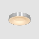 Steinhauer Luminaire de plafond RINGLEDE -  38CM rond, mdium, direct / indirect IP20, argent bross gradable