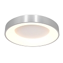 Steinhauer Luminaire de plafond RINGLEDE -  38CM rond, mdium, direct / indirect IP20, argent bross gradable