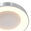 Steinhauer Luminaire de plafond RINGLEDE -  38CM rond, mdium, direct / indirect IP20, argent bross gradable