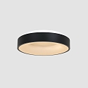 Steinhauer ceiling luminaire RINGLEDE -  38CM round, medium, direct / indirect IP20, black matt dimmable