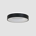 Steinhauer ceiling luminaire RINGLEDE -  38CM round, medium, direct / indirect IP20, black matt dimmable