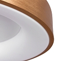 Steinhauer ceiling luminaire RINGLEDE - � 48CM large, round, direct / indirect IP20, gold dimmable