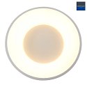 Steinhauer ceiling luminaire RINGLEDE - Ø 48CM large, round, direct / indirect IP20, white matt dimmable