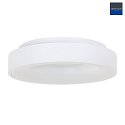 Steinhauer ceiling luminaire RINGLEDE - Ø 48CM large, round, direct / indirect IP20, white matt dimmable
