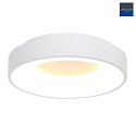 Steinhauer ceiling luminaire RINGLEDE - Ø 48CM large, round, direct / indirect IP20, white matt dimmable