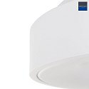 Steinhauer ceiling luminaire RINGLEDE - Ø 48CM large, round, direct / indirect IP20, white matt dimmable