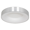 ceiling luminaire RINGLEDE -  48CM large, round, direct / indirect IP20, silver brushed dimmable