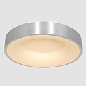 Steinhauer ceiling luminaire RINGLEDE -  48CM large, round, direct / indirect IP20, silver brushed dimmable