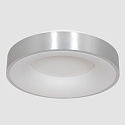 Steinhauer ceiling luminaire RINGLEDE -  48CM large, round, direct / indirect IP20, silver brushed dimmable