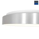 Steinhauer ceiling luminaire RINGLEDE - Ø 48CM large, round, direct / indirect IP20, silver brushed dimmable