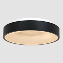 ceiling luminaire RINGLEDE -  48CM large, round, direct / indirect IP20, black matt dimmable