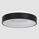 ceiling luminaire RINGLEDE -  48CM large, round, direct / indirect IP20, black matt dimmable