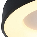 ceiling luminaire RINGLEDE -  48CM large, round, direct / indirect IP20, black matt dimmable
