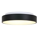 ceiling luminaire RINGLEDE -  48CM large, round, direct / indirect IP20, black matt dimmable