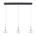 Steinhauer pendant luminaire TALLERKEN 3 flames, long G9 IP20, black matt dimmable Steinhauer pendant luminaire TALLERKEN 3 flames, long G9 IP20, black matt dimmable
