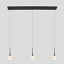 Steinhauer pendant luminaire TALLERKEN 3 flames, long G9 IP20, black matt dimmable Steinhauer pendant luminaire TALLERKEN 3 flames, long G9 IP20, black matt dimmable