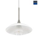 Steinhauer Luci a sospesione TALLERKEN 1-Lampadina G9 IP20, Acciaio spazzolato dimmerabile