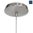 Steinhauer Luci a sospesione TALLERKEN 1-Lampadina G9 IP20, Acciaio spazzolato dimmerabile