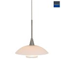 Steinhauer Luci a sospesione TALLERKEN 1-Lampadina G9 IP20, Acciaio spazzolato dimmerabile