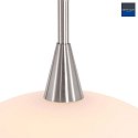 Steinhauer Luci a sospesione TALLERKEN 1-Lampadina G9 IP20, Acciaio spazzolato dimmerabile