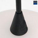 Steinhauer Luminaire à suspension TALLERKEN à 1 flamme G9 IP20, noir mat gradable