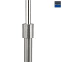 Steinhauer table lamp TALLERKEN with plug, adjustable, with touch dimmer G9 IP20, steel brushed dimmable
