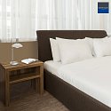 Steinhauer table lamp TALLERKEN with plug, adjustable, with touch dimmer G9 IP20, steel brushed dimmable