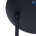 pendant luminaire TALLERKEN 4 flames, with switch, adjustable G9 IP20, black matt dimmable
