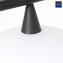 pendant luminaire TALLERKEN 4 flames, with switch, adjustable G9 IP20, black matt dimmable